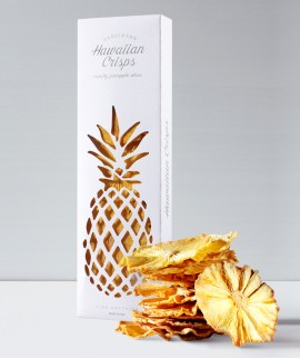 Fine Gift | Hawaiian Pineapple Crisps Cut-Out Paper Box