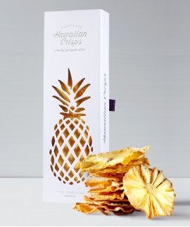 Fine Gift | Hawaiian Pineapple Crisps Cut-Out Magnet Box